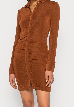 Shift dress - brown