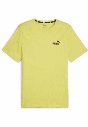 Puma ESSENTIALS SMALL LOGO - T-shirt con stampa - lime sheen