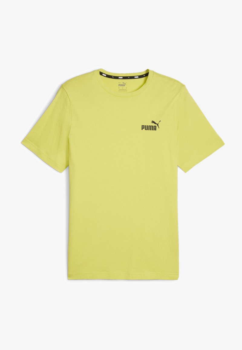 Puma ESSENTIALS SMALL LOGO - T-shirt con stampa - lime sheen