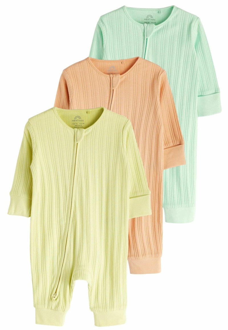 Next FOOTLESS 2 WAY ZIP 3 PACK - Pyjama - bright