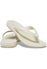 Crocs CROCBAND FLIP UNISEX - Tongs - bone