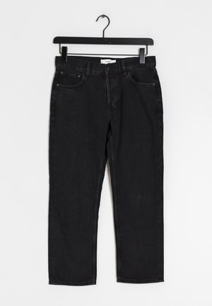 Mango Jeans Straight Leg - black