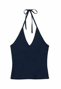 TIED HALTER  - Débardeur - dark blue
