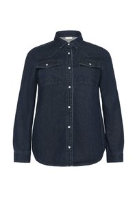 Kaffe Curve ELISA - Button-down blouse - dark blue denim