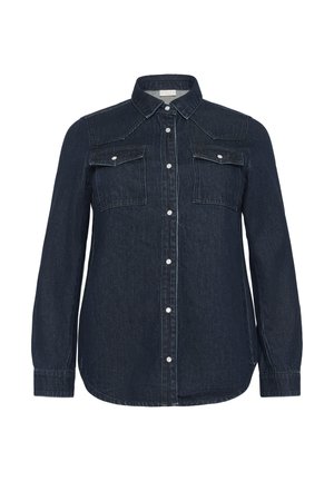 Kaffe Curve ELISA - Hemdbluse - dark blue denim