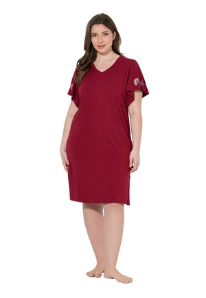 Ulla Popken, 2 PACK SLEEP TEES: PAISLEY PINSTRIPE - Nattrøjer / negligé - petrol
