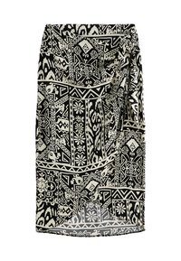New Look ABSTRACT PRINT SARONG MIDI - Gonna a portafoglio - black pattern