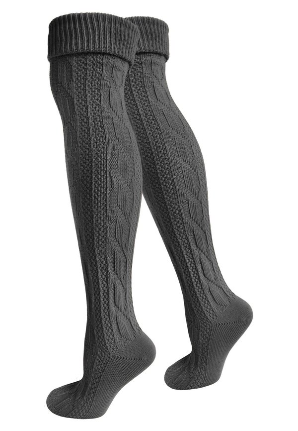 TRADITIONAL KNEE TRACHTEN GARBS - Kniestrümpfe - anthrazit