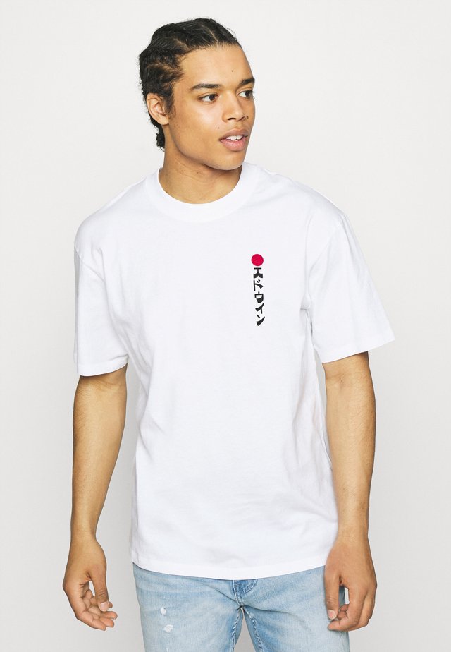 KAMIFUJI UNISEX - Print T-shirt - white