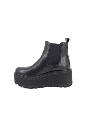 Stivaletti con plateau - nero