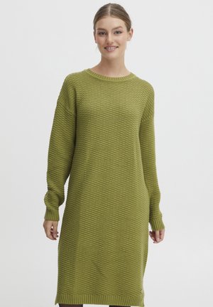 OXMILIKA - Abito in maglia - sage