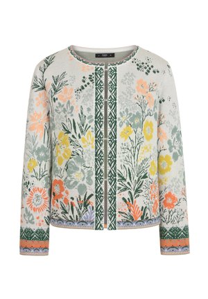 Ivko FLORAL PATTERN - Cardigan - white