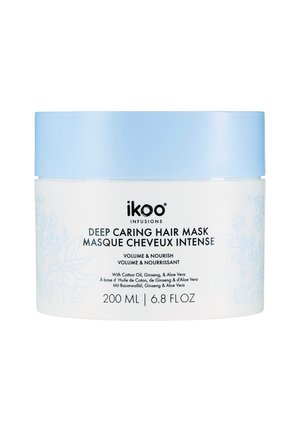 DEEP CARING MASK - VOLUME & NOURISH - Hair mask - light blue