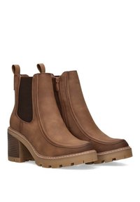 ETIKA Botines con plataforma - brown