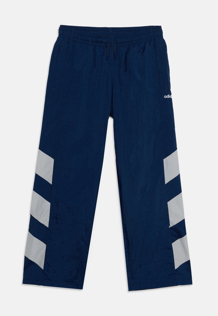 adidas BLOCKED JUNIOR UNISEX - Tracksuit bottoms - night indigo/grey two