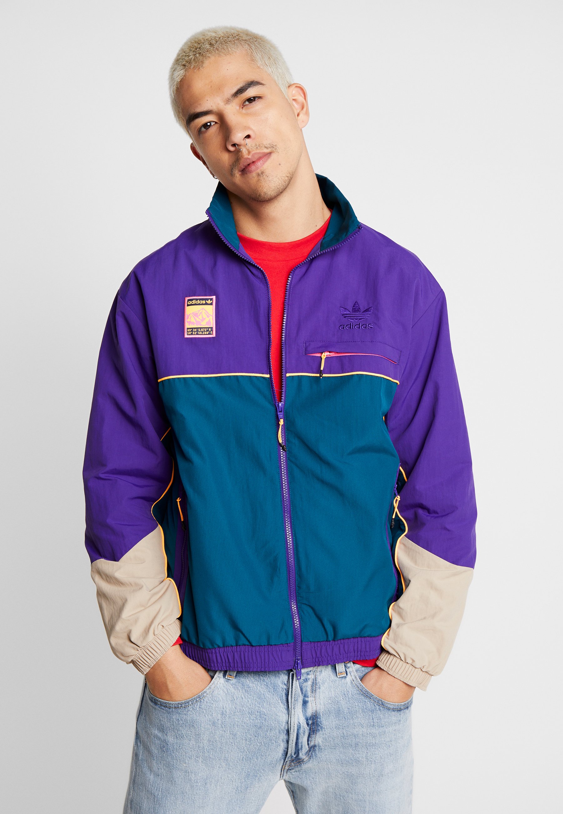 adidas Originals TRACK Leichte Jacke multicolor adidas Originals TRACK Leichte Jacke multicolor