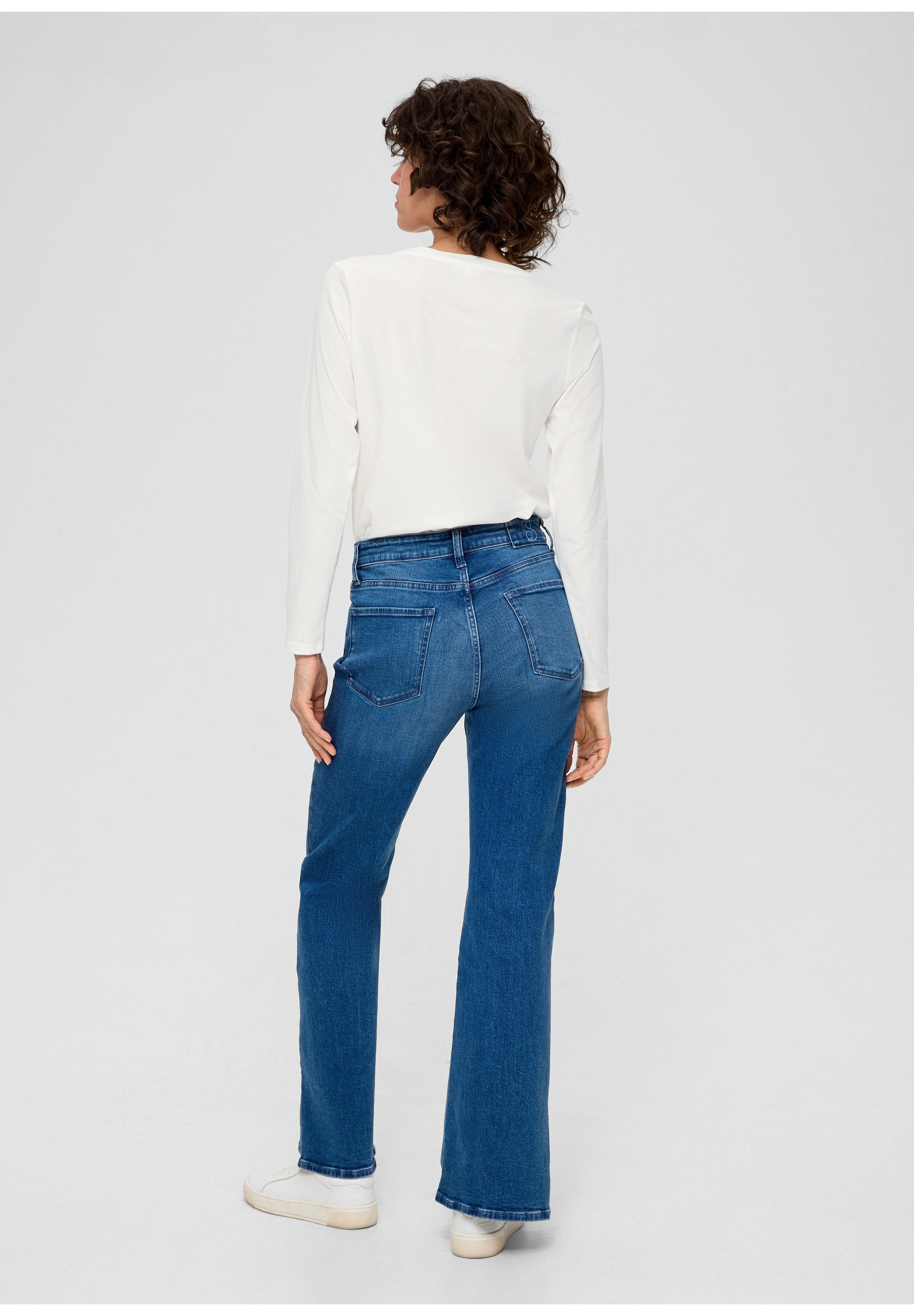 S.Oliver Baby Langarmshirt Unisex - Weiches Jersey Mit Druckknöpfen & Stickerei