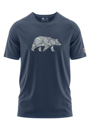 ESPENSON  - T-shirt print - dunkelblau grau