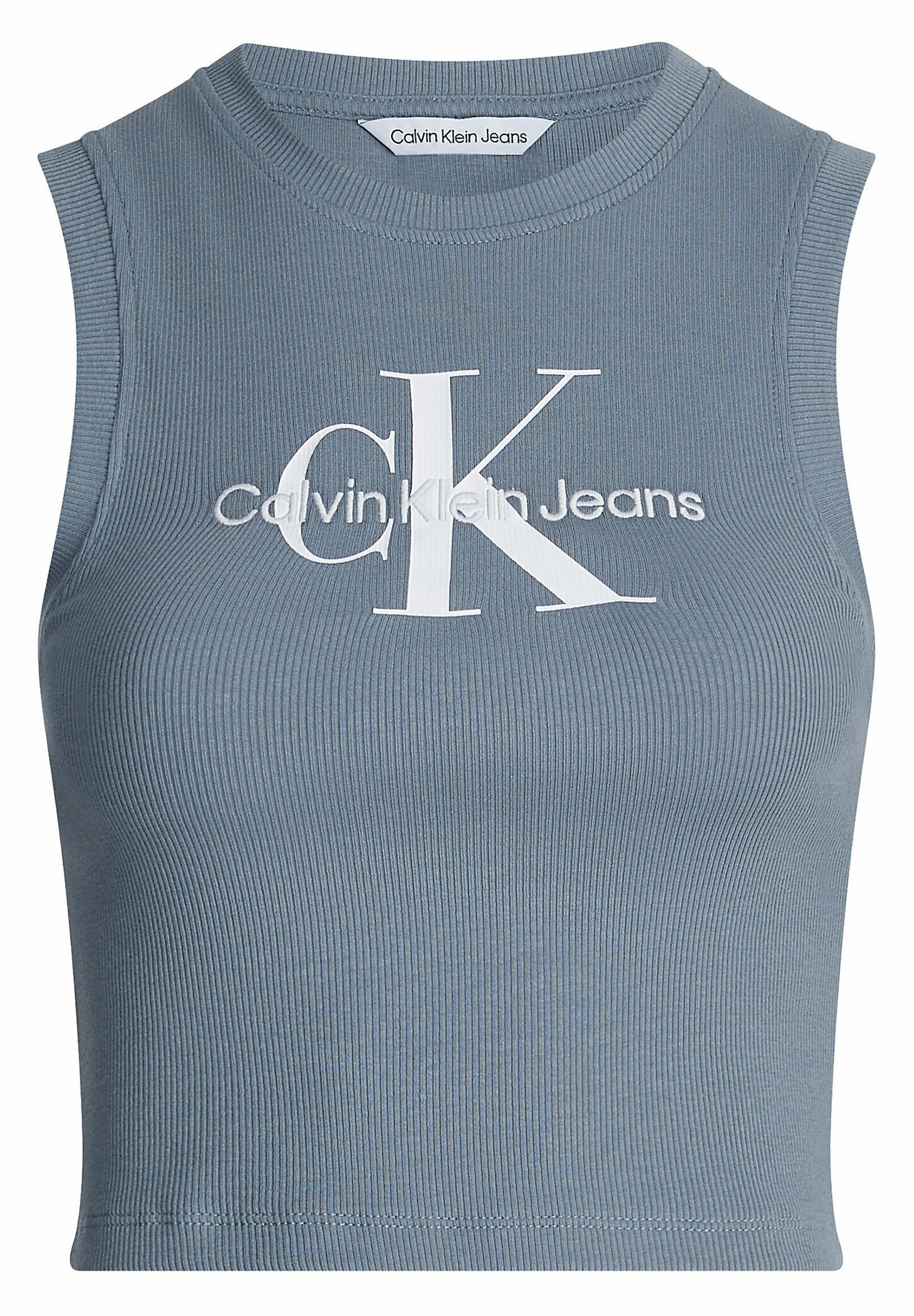 Calvin Klein Jeans Archival Monologo Tank Top | SportsDirect