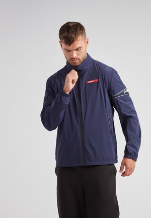 PALLADIUM 2-IN-1 FUNNEL TO HOOD WATERPROOF - Windbreaker - DARK BLUE