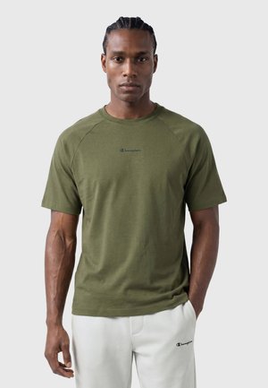 Champion, CHAMPION SS TEE C-TECH - T-Shirt basic - olive green