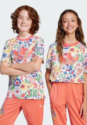 LIBERTY LONDON KIDS - Print T-shirt - cloud white multicolor