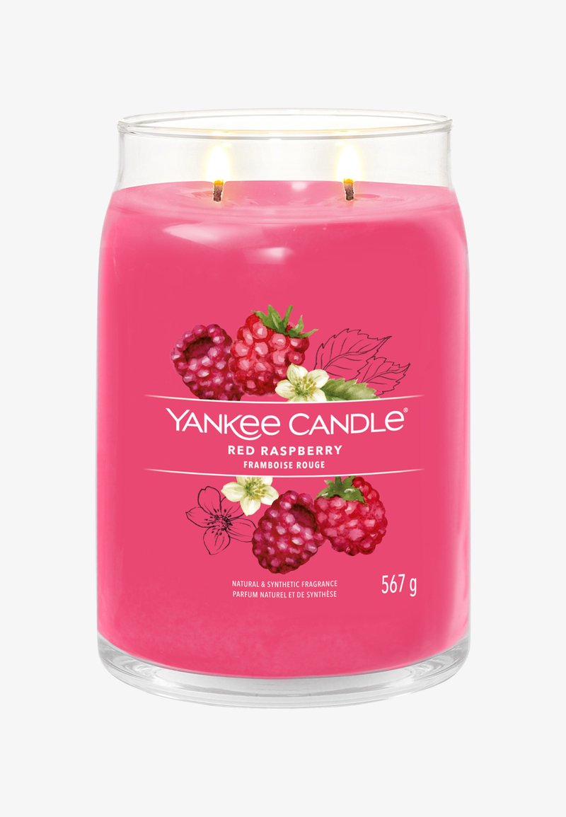 Yankee Candle SIGNATURE LARGE JAR RED RASPBERRY - Duftkerze - red