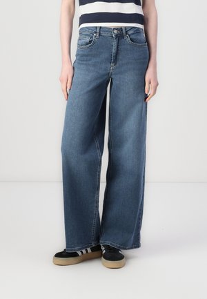 Wide Leg - stone blue denim