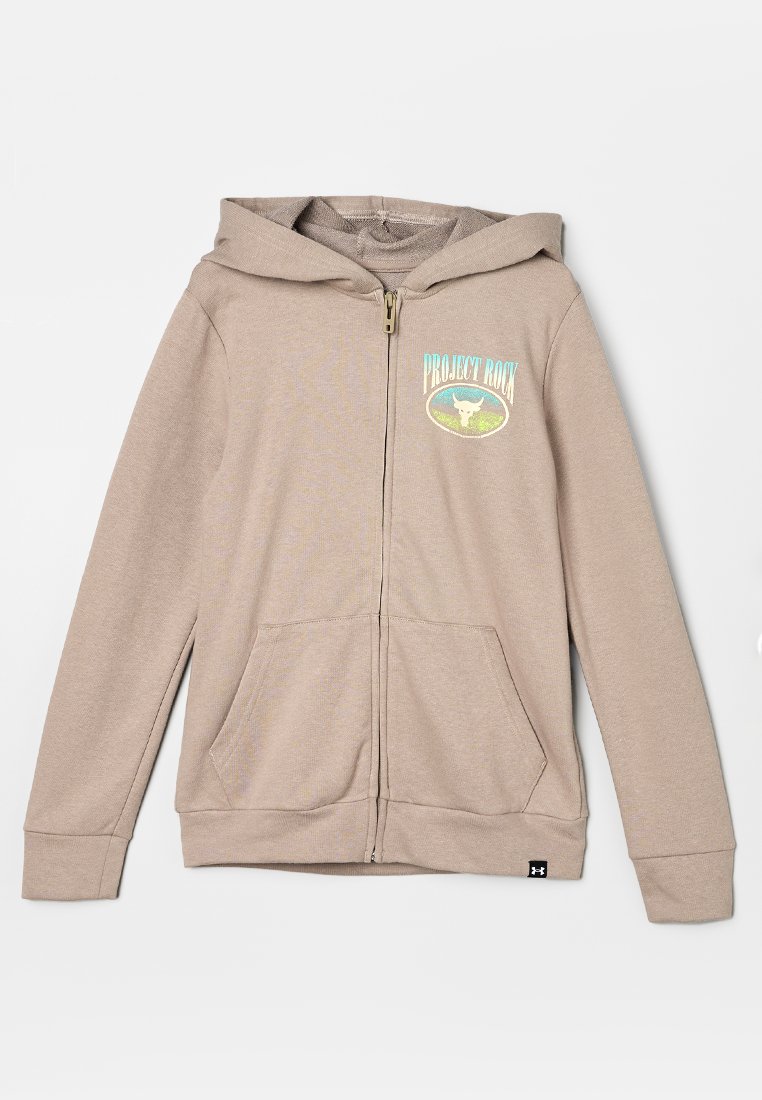 Under Armour Sweater met rits lichtbruin