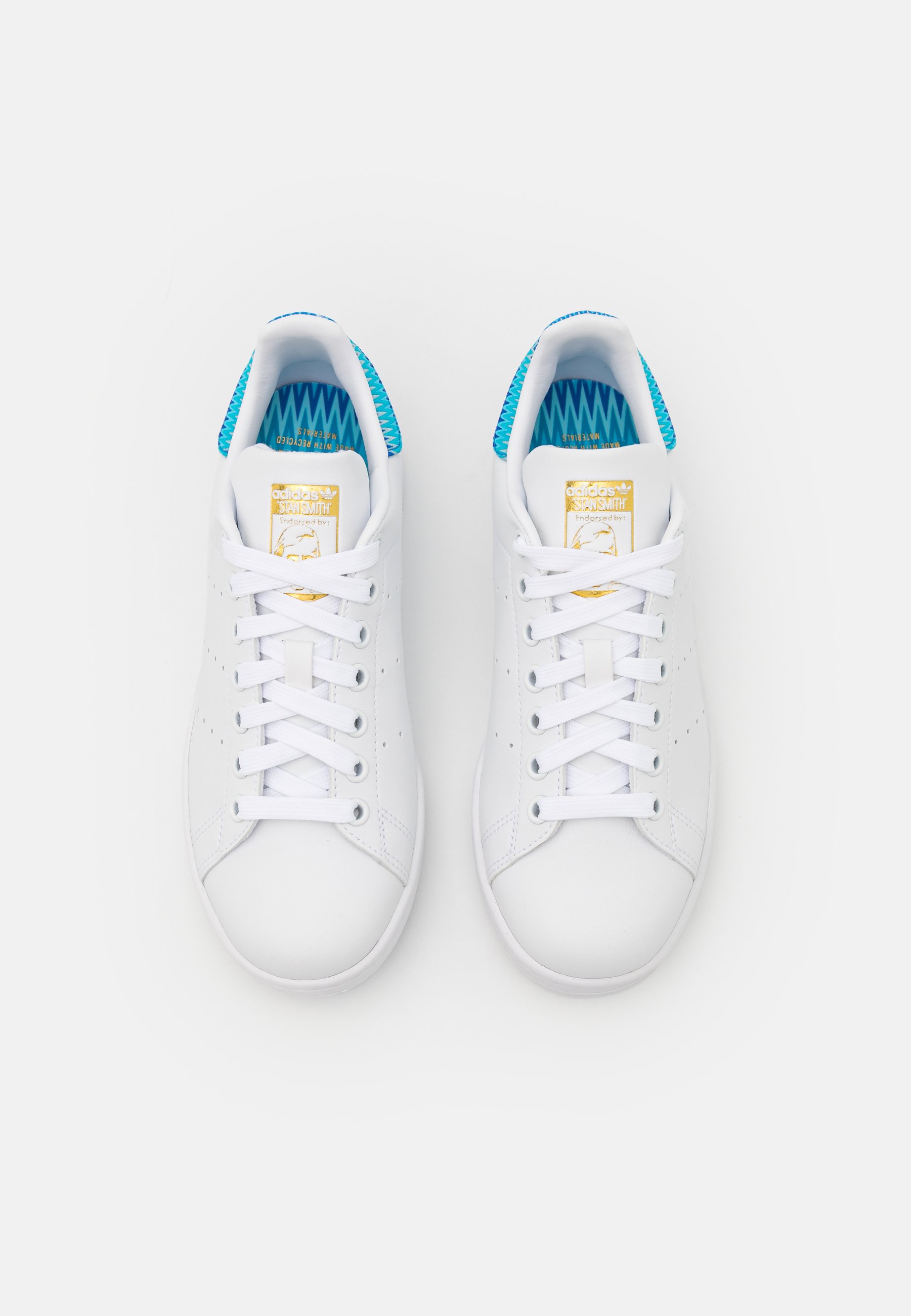 stan smith blue and white
