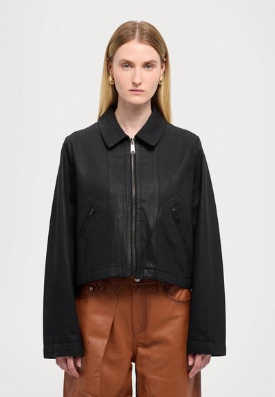 Won Hundred DALIA COATED - Casaco de ganga - black