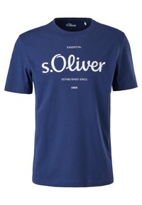 s.Oliver LOGO - T-shirt print - blue placed print