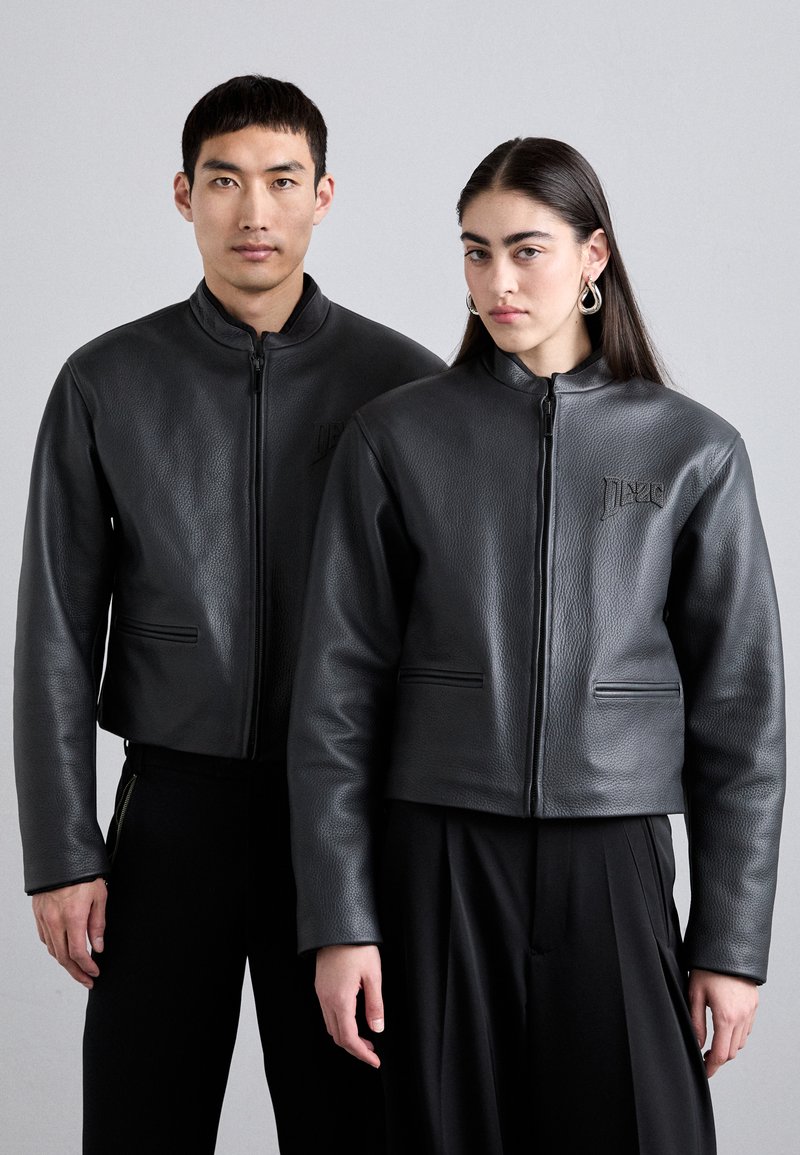 032c - ATTRITION JACKET UNISEX - Læderjakker - black, Forstør