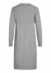 VILA VIRIL CREW NECK MIDI DRESS - Robe pull - medium grey melange