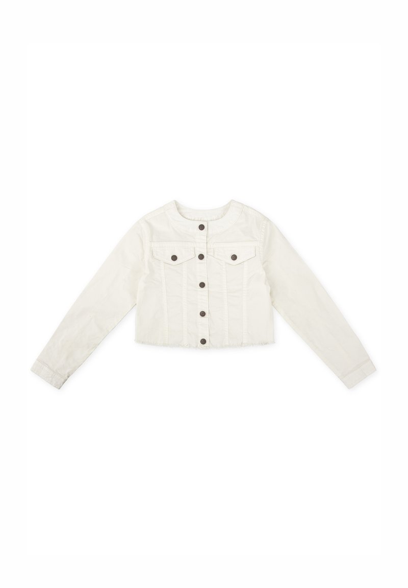 Tutto Piccolo CAZADORA - Chaqueta vaquera - blanco químico
