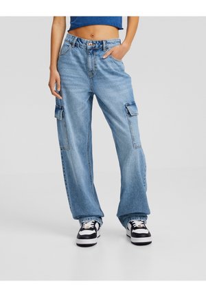 Jeans Straight Leg - light-blue denim