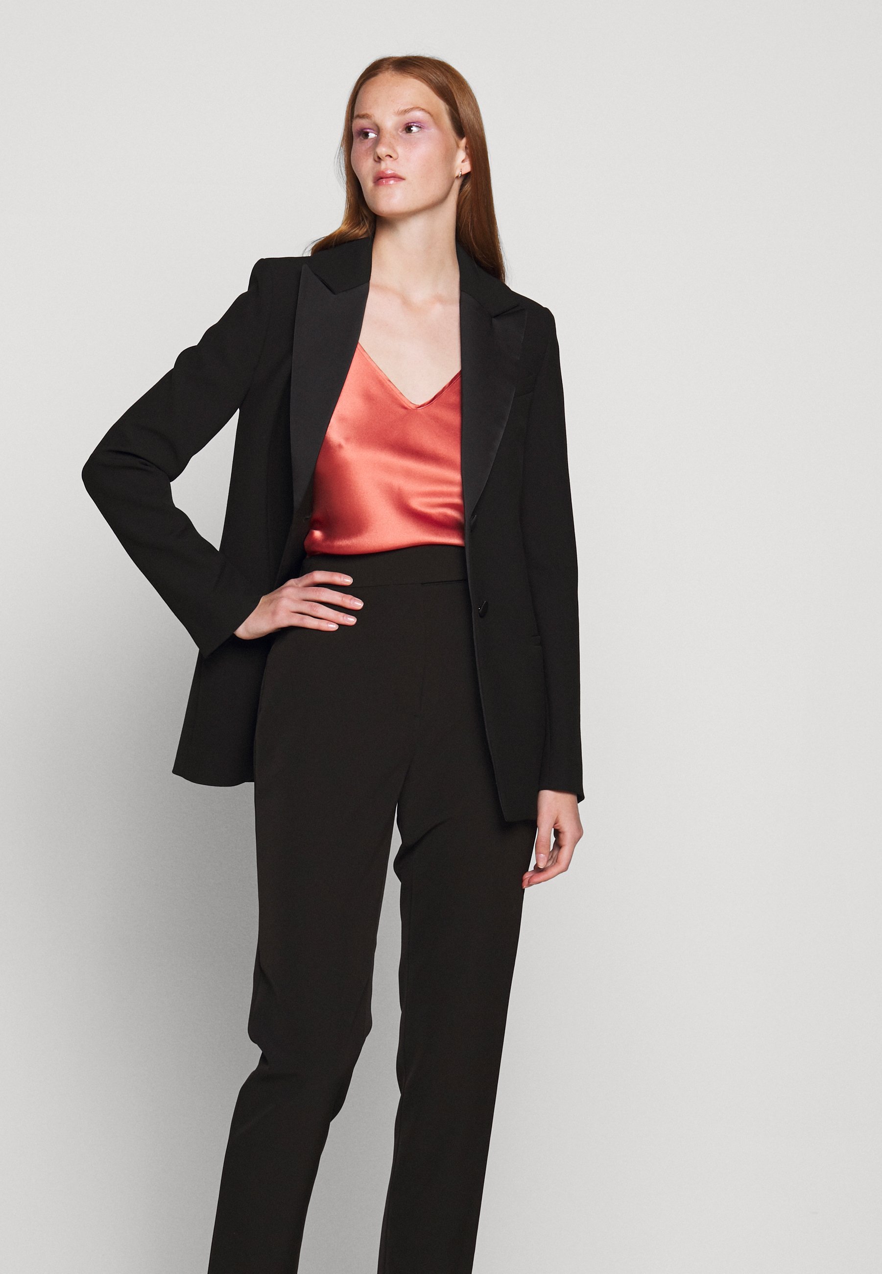 Milly CADY KRISTEN ELASTIC PANT Bukse black Zalando.no Milly CADY KRISTEN ELASTIC PANT - Bukse - white