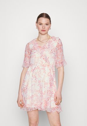 Vero Moda VMDORA KAYA SHORT DRESS  - Φόρεμα ημέρας - broken white
