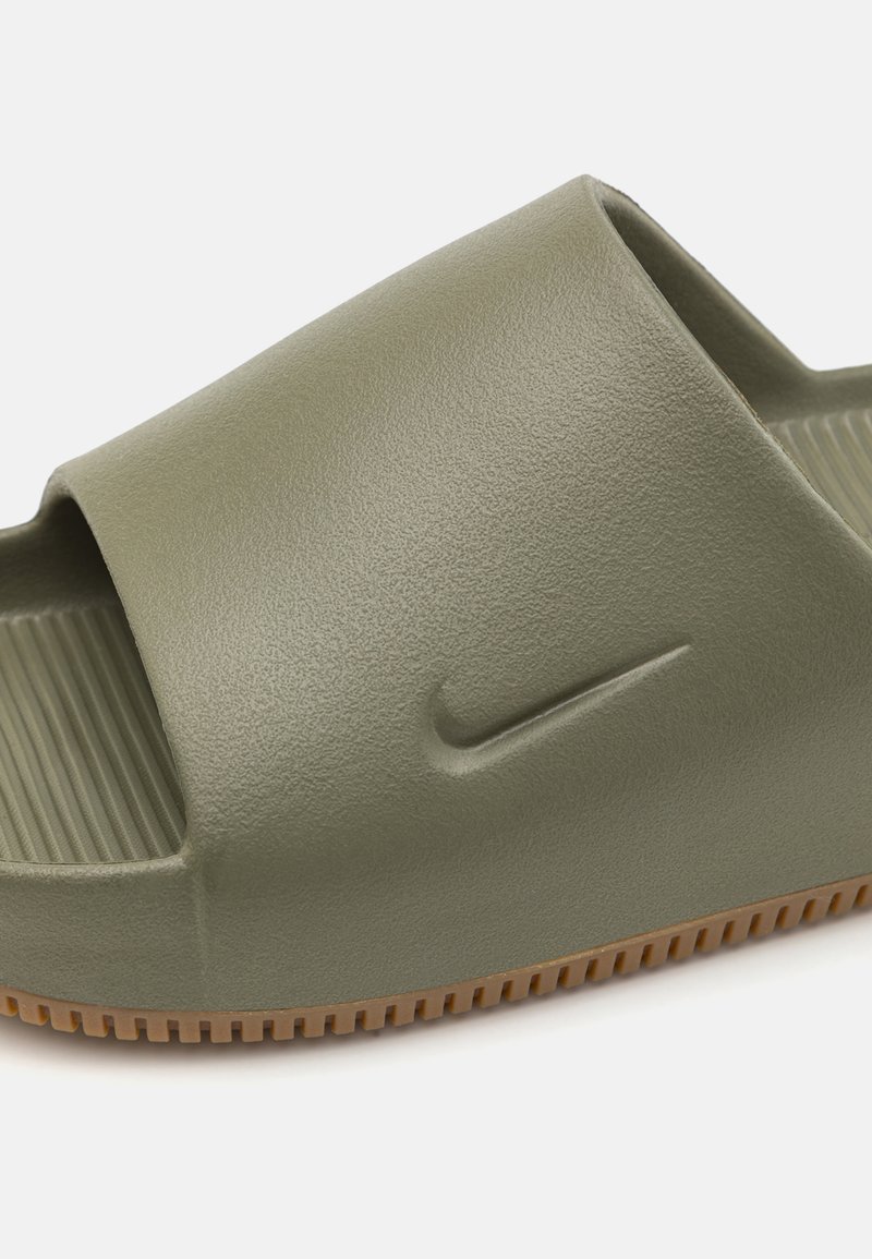 Nike Olive Green and Brown Sandal Slides Nike Calm Sandal Medium Olive Green FZ3120-200 Men main image 3