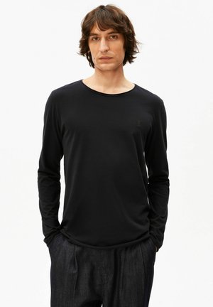JAAMES BRUSHED - Langarmshirt - black