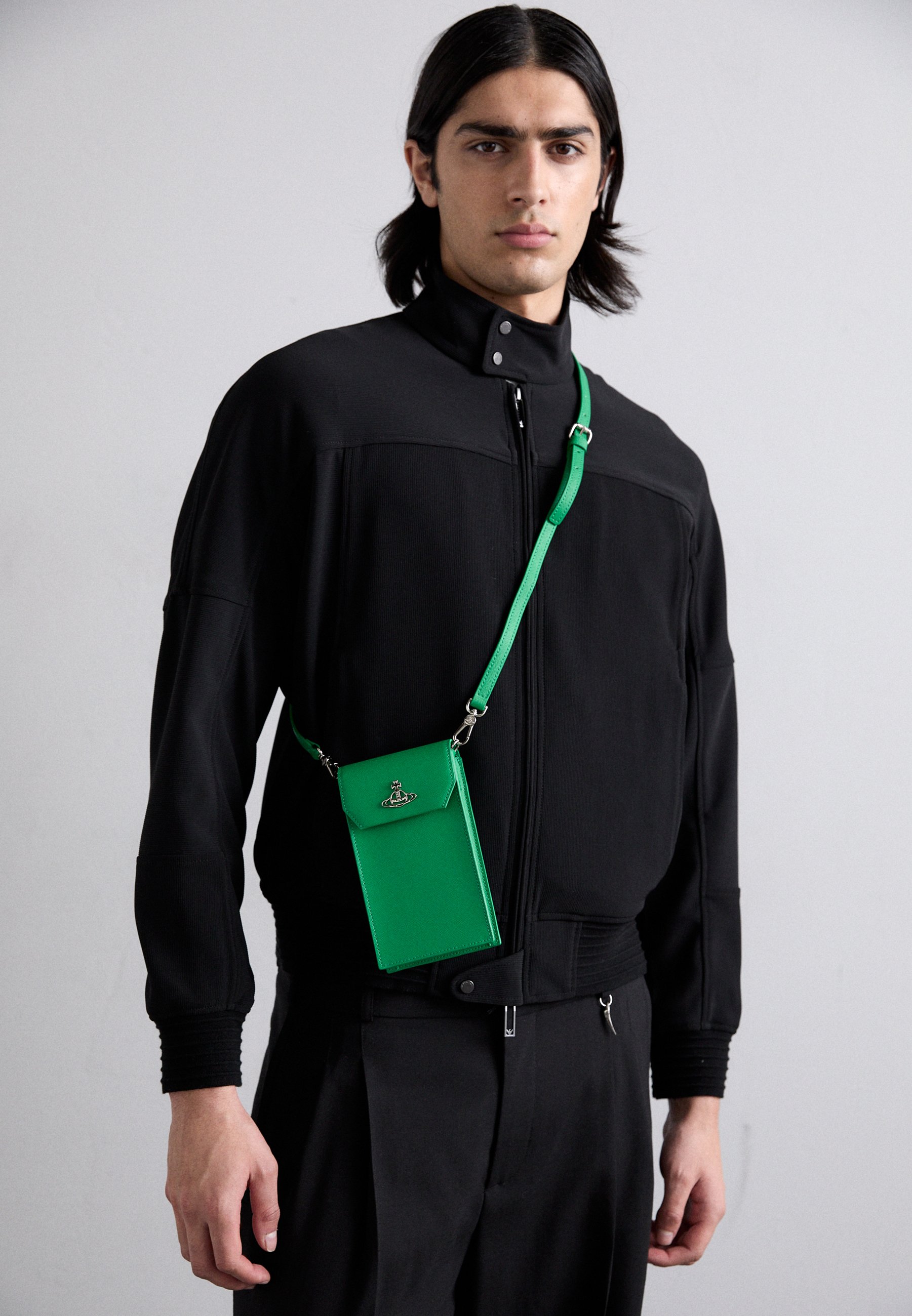 Vivienne Westwood SAFFIANO PHONE BAG UNISEX - Phone case - bright 