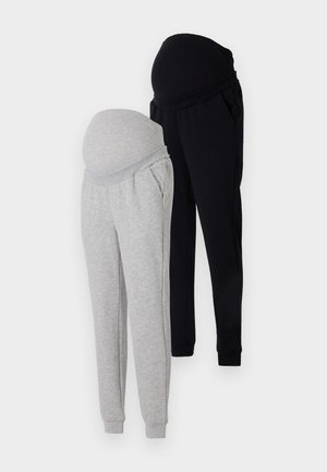 2 PACK - Pantaloni sportivi - black/grey