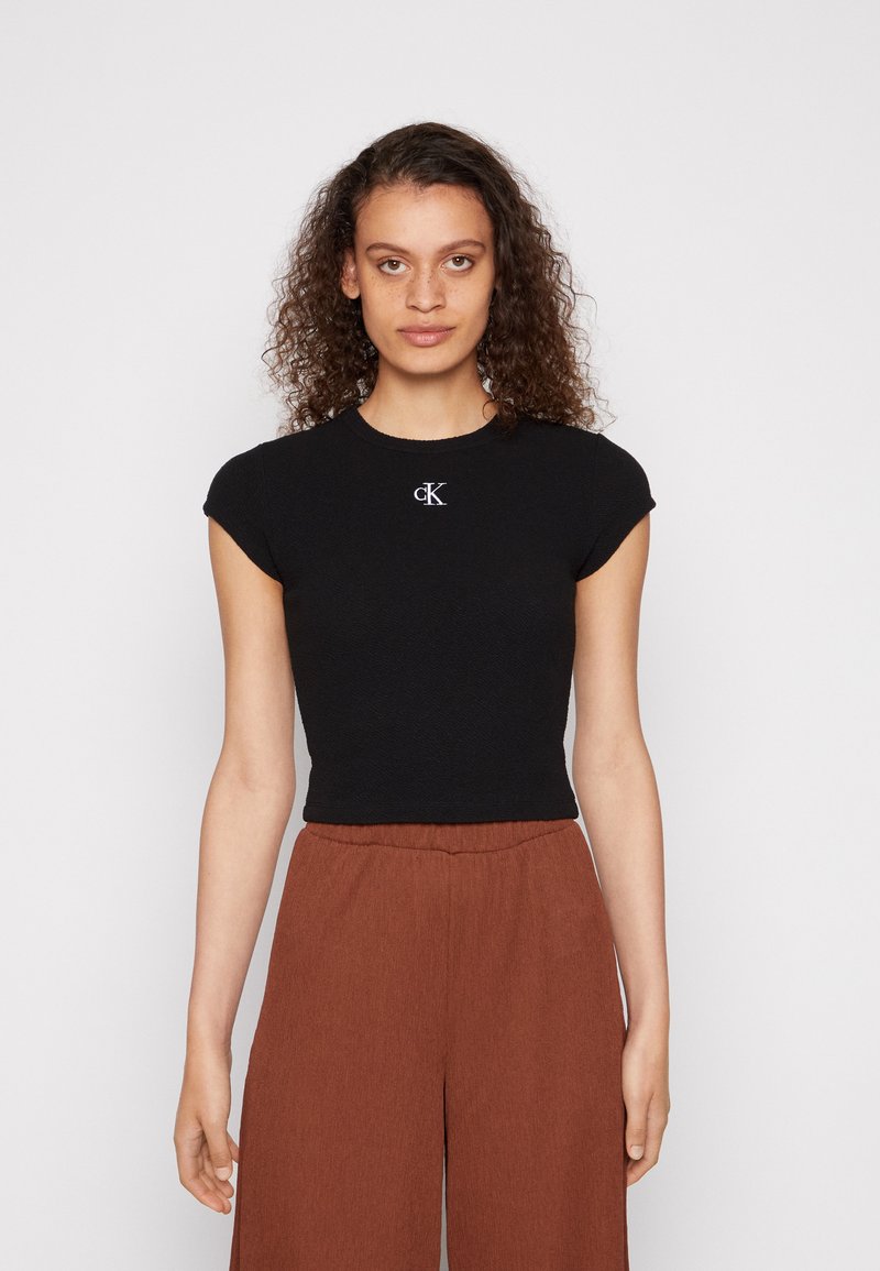 Calvin Klein Jeans Print Tshirt black Zalando.co.uk