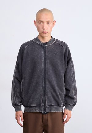 Mikina so zipsom - black