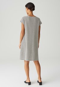 OPUS REGULAR FIT STRIPES - Strickkleid - black