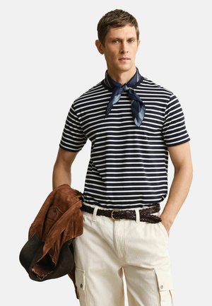 STRIPED - T-Shirt print - evening blue