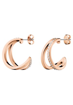 Calvin Klein, DAMEN-CREOLE OUTLINE  - Earrings - rosegold-coloured