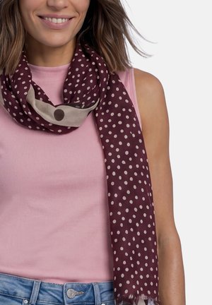 Street One, LANGER SCHAL MIT MUSTERMIX - Écharpe - rustic rouge