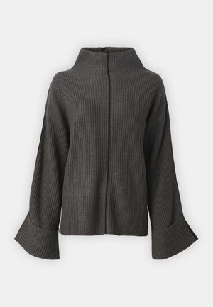 VILA VIVIGGA CONTRAST - Jumper - dark grey/black