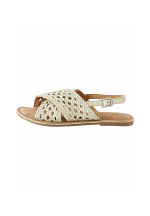 CROSS STRAP - Sandalias - white